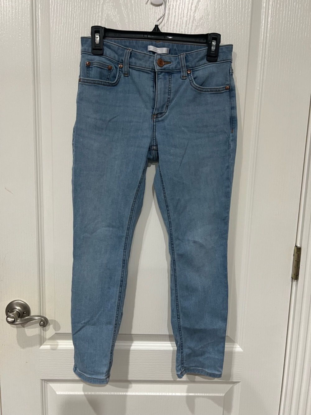 LC Lauren Conrad Light Blue High-Rise Skinny Jeans